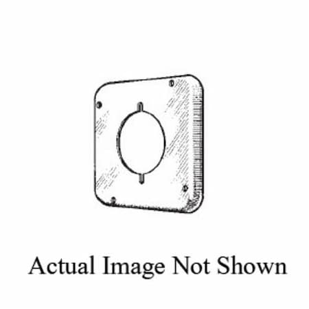 Mulberry Electrical Box Cover, Square, Steel, Single Receptacle Cover 11522